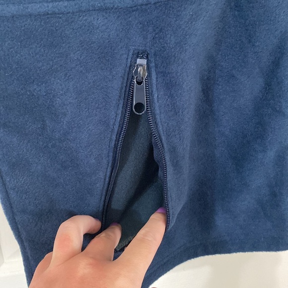 NWOT Columbia Men's Castle Dale Fleece Vest in collegiate navy - size medium - Picture 6 of 9